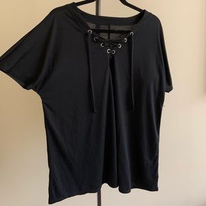 NWOT Black Top XXL